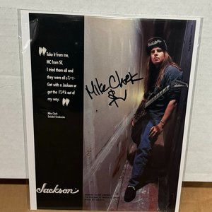 Mike Clark of Suicidal Tendencies - Jackson Guitars - 1995 Print Advertisement